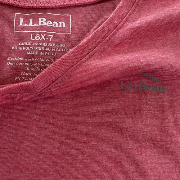 L.L. Bean Pathfinder Active Tee Size 6X/7 - Picture 2 of 3
